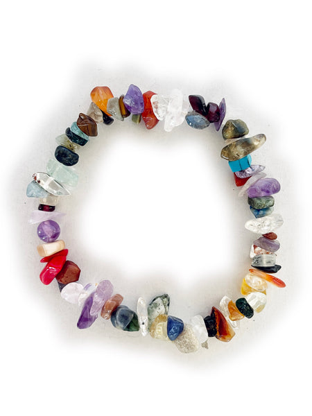 EARTH ANGEL Cleansing Crystal Chip Bracelet • BACK IN STOCK