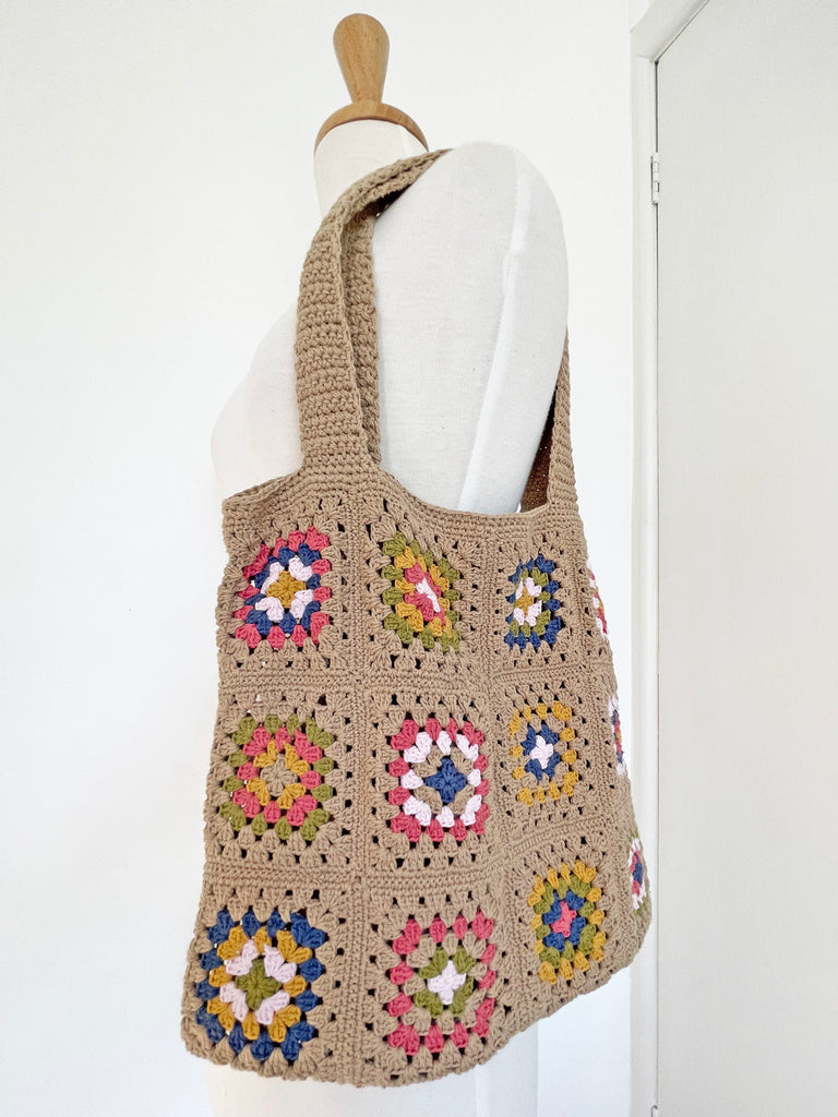 She Made Me "Alari" Handmade Crocheted Tote