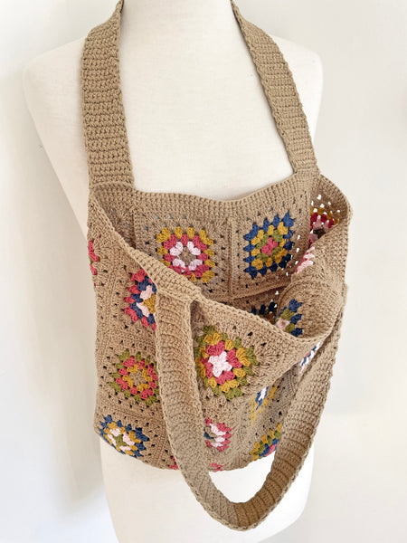 She Made Me "Alari" Handmade Crocheted Tote