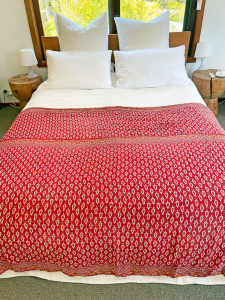 Vintage Indian Reversible Kantha Throw (Number 54)