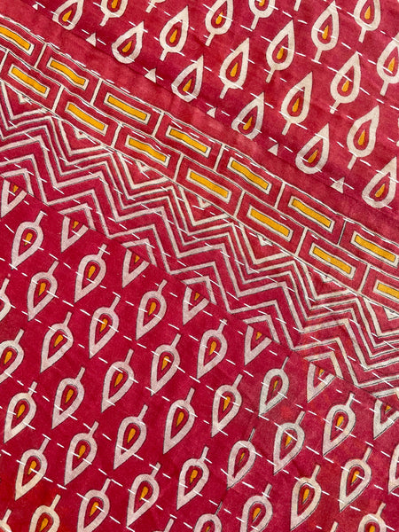 Vintage Indian Reversible Kantha Throw (Number 54)