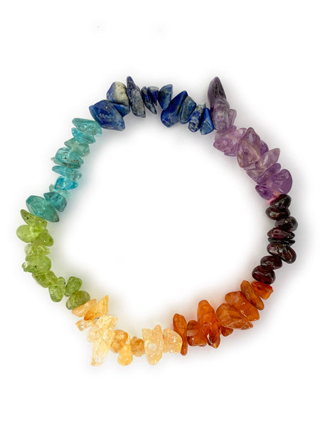 CHAKRA Cleansing Crystal Chip Bracelet