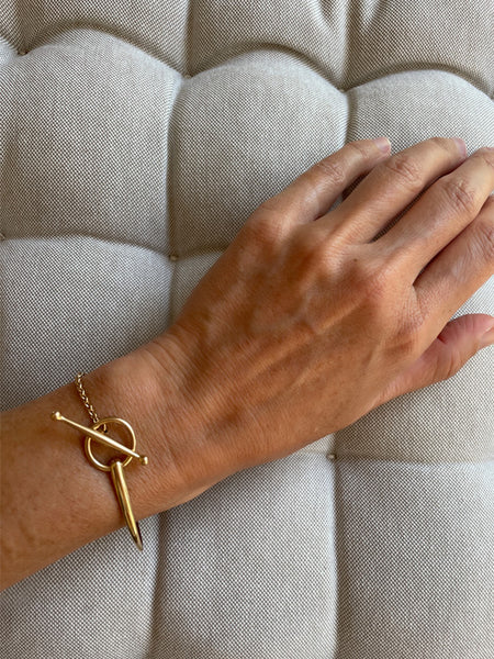 HERMES 18k Rose Gold Filet d'Or Bracelet