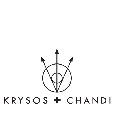 Krysos + Chandi Nima Tassel Necklace (Pewter/Black)
