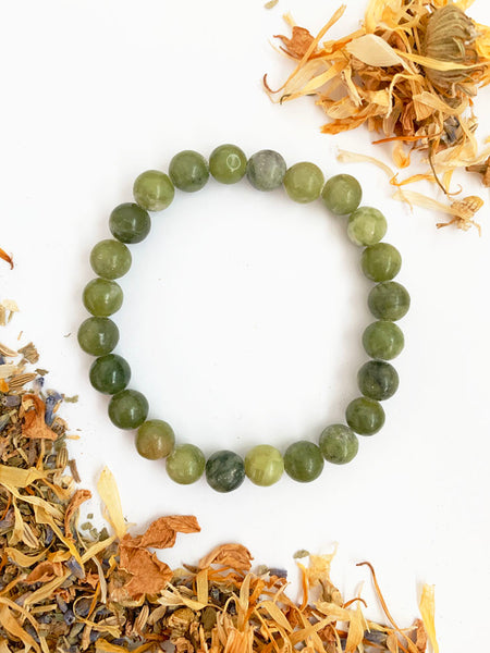 NEPHRITE JADE Healing Crystal Bracelet