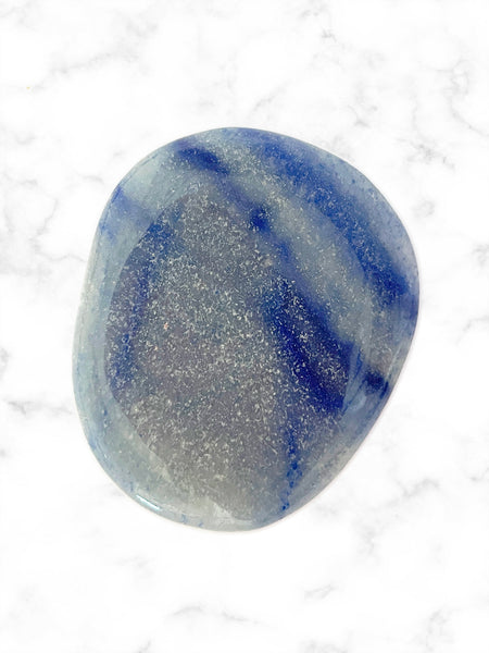 Palm Stone Crystal (Blue Aventurine)