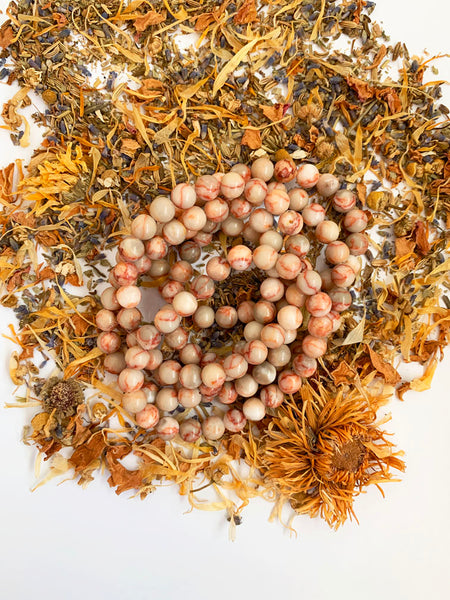 RED MOSS AGATE Crystal Bracelet