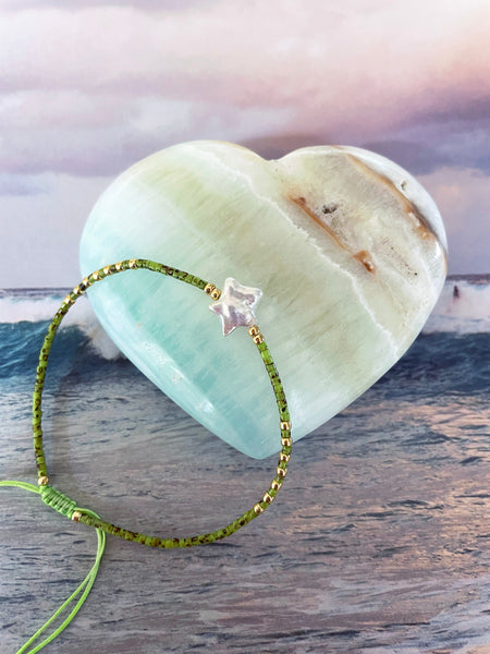 STARSTRUCK Bead + Pearl Bracelet (Apple)