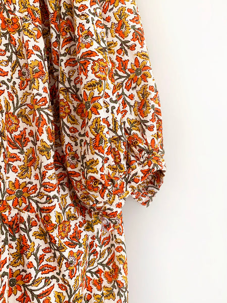 Chowchilla Vintage Arkie Dress "White Blossom" • LAST ONE (Size M)