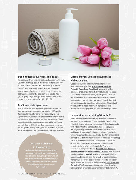 Flawless Skin at Every Age E-Book • NEW