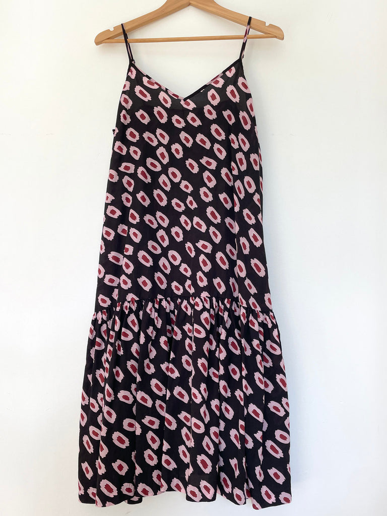 Gorman Wild Card Leopard Midi Dress Size 12 Medium Large Table Tonic