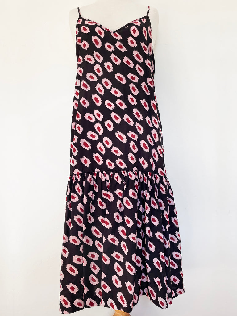 Gorman Wild Card Leopard Midi Dress Size 12 Medium Large