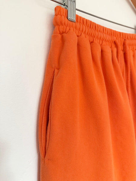 Pre-Loved WHITE FOX Orange Track Pants • Size XS