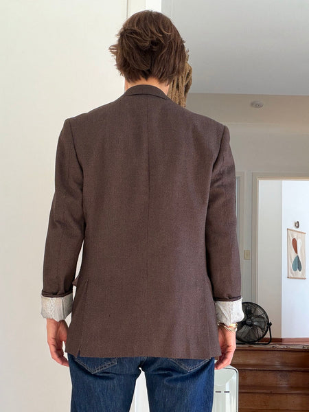 Pre-Loved Men's Slim Fit Taupe Blazer • (Size 12)