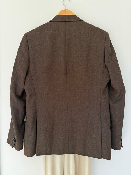 Pre-Loved Men's Slim Fit Taupe Blazer • (Size 12)