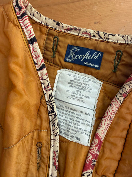 Vintage Scofield Quilted Jacket Liner • (Size 12)