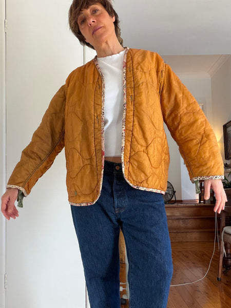Vintage Scofield Quilted Jacket Liner • (Size 12)