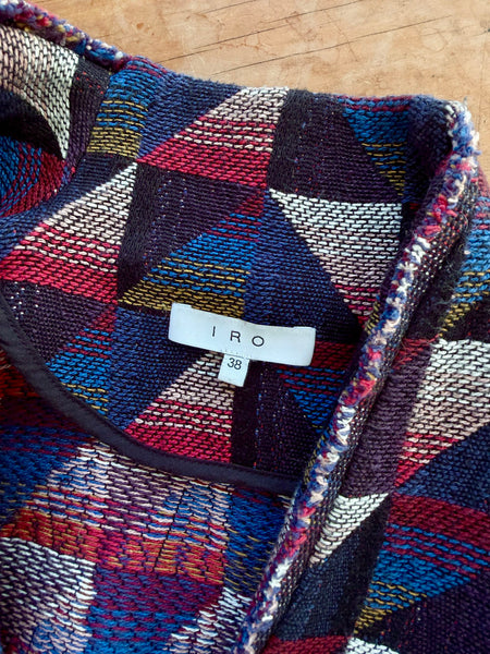 IRO PARIS Cotton Coat • Size 38 (AU 10)
