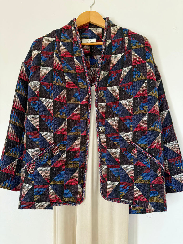IRO PARIS Cotton Coat • Size 38 (AU 10)