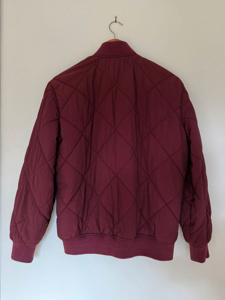 Chubby Burgundy Puffer Jacket • Size 6