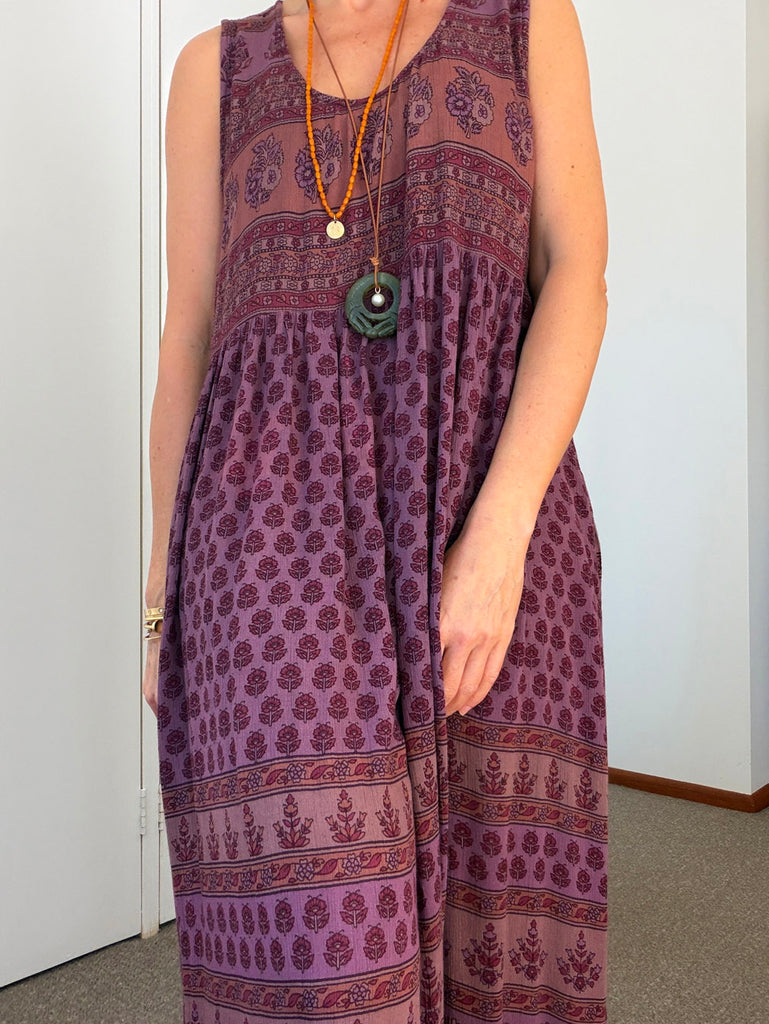 Pre-Loved Indian Rayon Sundress • Size XL