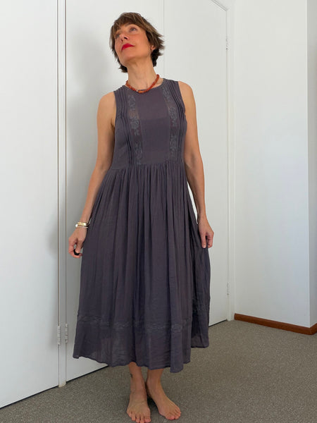 New With Tags • AUGUSTE THE LABEL Charcoal Sundress • Size 8