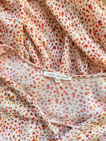 Pre-Loved LABEL OF LOVE Rayon Floral Sundress • Size XL