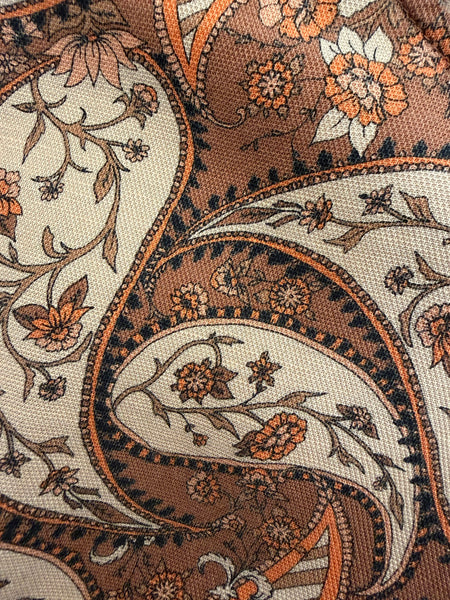 Pre-Loved SEED Linen Blend Paisley Dress • Size 12