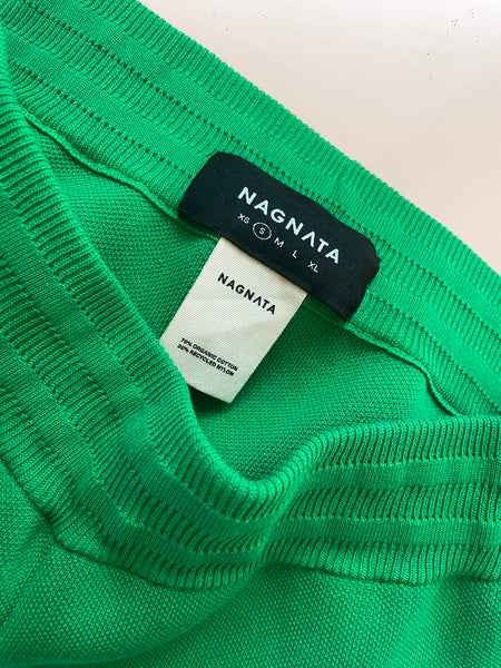 NAGNATA Symbol Track Pants (Size S) Honeydew • LIKE NEW