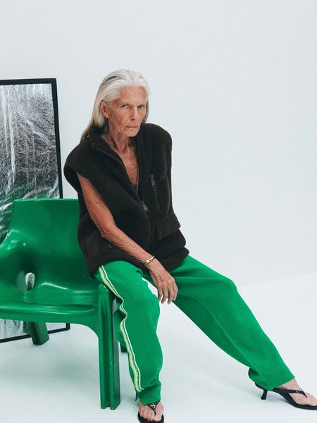 NAGNATA Symbol Track Pants (Size S) Honeydew • LIKE NEW