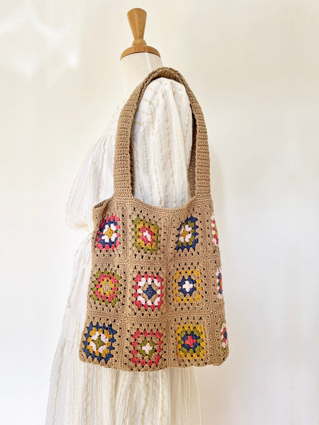 She Made Me "Alari" Handmade Crocheted Tote