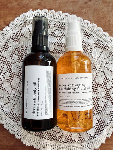 THE FACE & BODY BEAUTY SET (Facial Oil + Body Oil) • SAVE 15%