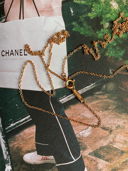 TIFFANY & CO Solid 18k Rose Gold Chain • (24 inch)