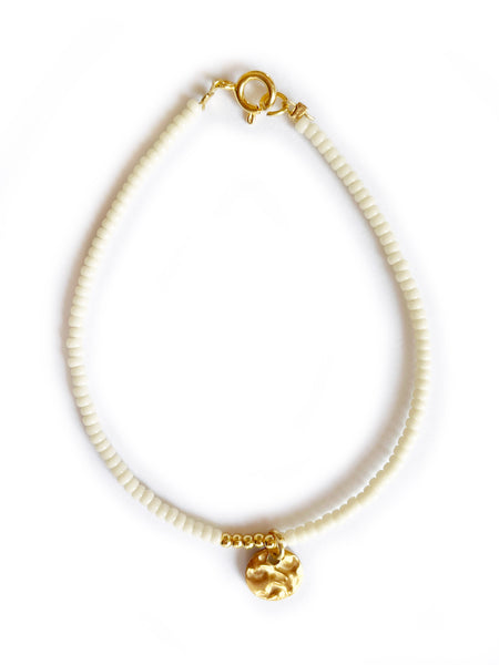 BEDOUIN Coin Bracelet (Cream) • NEW