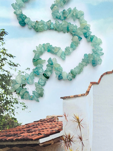 The Surfer Boy Necklace (Aquamarine)