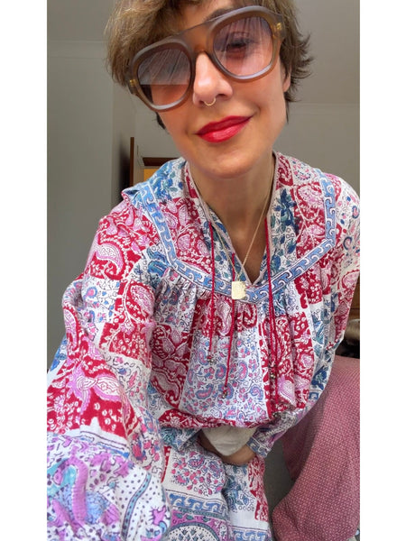 Pre-Loved Vintage Indian Cotton Dress • Size 10