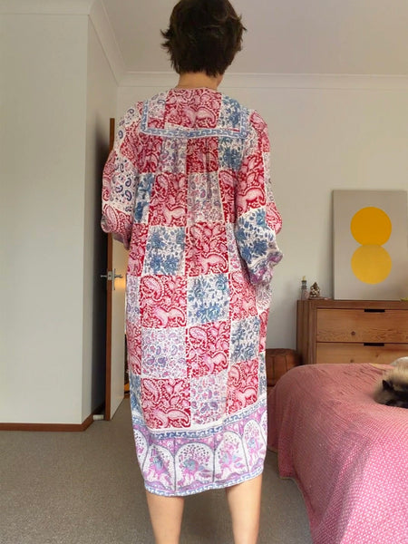 Pre-Loved Vintage Indian Cotton Dress • Size 10