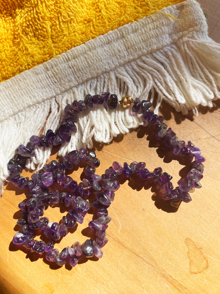 The Surfer Boy Necklace (Amethyst)