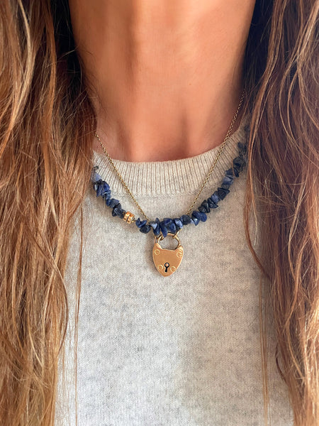 The Surfer Boy Necklace (Sodalite)