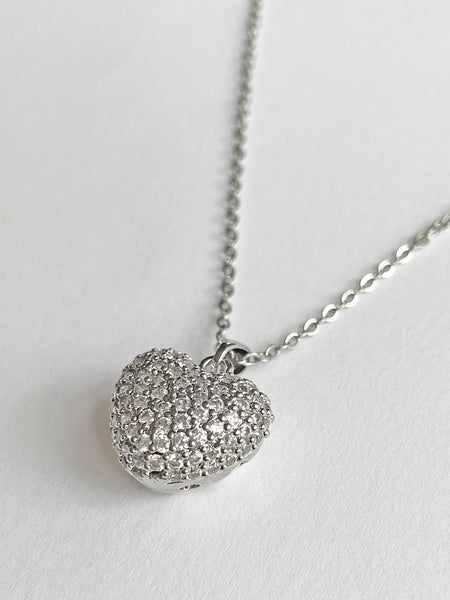 The ALWAYS Pendant Necklace (White Gold) • NEW