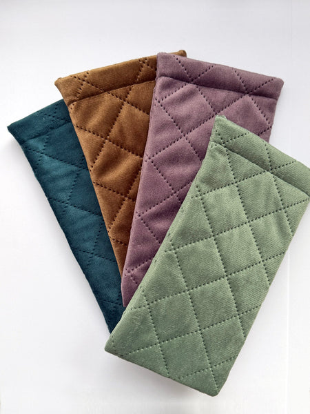Quilted Glasses Case • (Acai) NEW