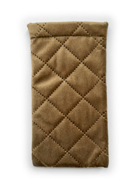 Quilted Glasses Case • (Walnut) NEW