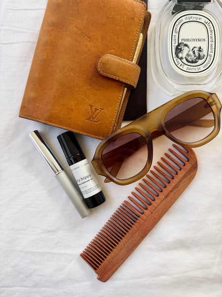 Aviator Style Acetate Sunglasses • (Matte Honey)