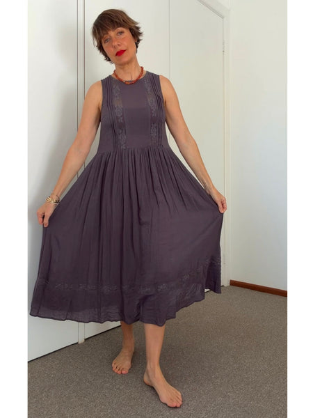 New With Tags • AUGUSTE THE LABEL Charcoal Sundress • Size 8