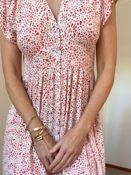Pre-Loved LABEL OF LOVE Rayon Floral Sundress • Size XL