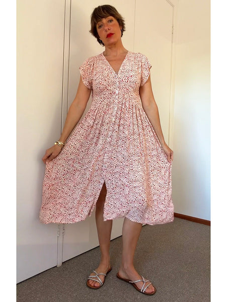 Pre-Loved LABEL OF LOVE Rayon Floral Sundress • Size XL