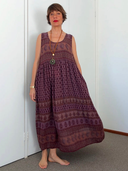 Pre-Loved Indian Rayon Sundress • Size XL