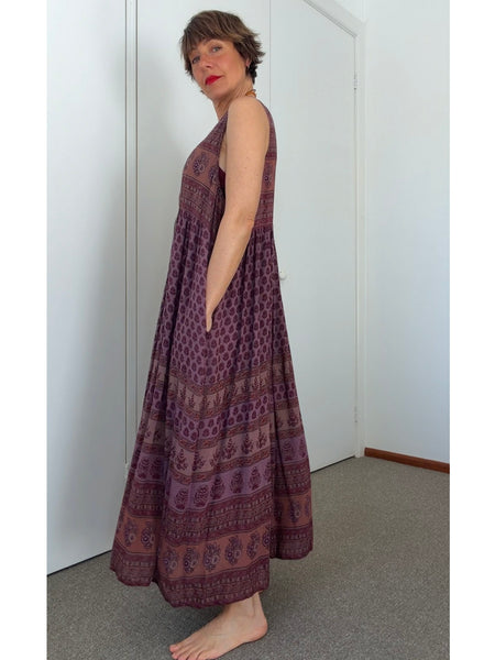 Pre-Loved Indian Rayon Sundress • Size XL