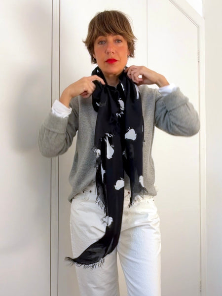Pre-Loved Birds Scarf/Sarong • 200cm x 100cm