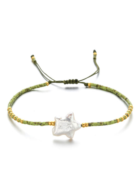 STARSTRUCK Bead + Pearl Bracelet (Apple)